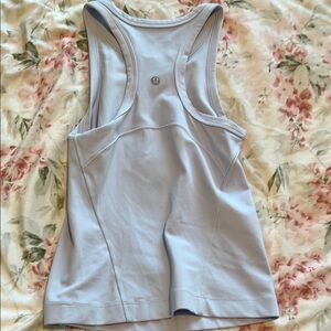 lululemon athletica Women's Light Blue Tank Top